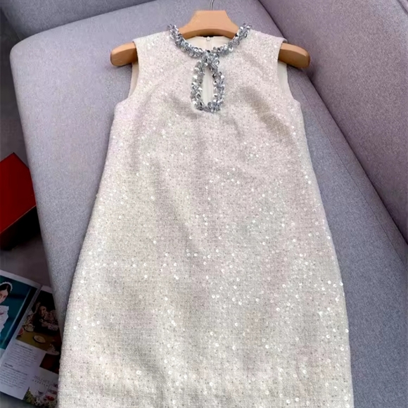 Sequin Tank Tweed Dress - Similar to Self-Portrait - Picture 5 of 7